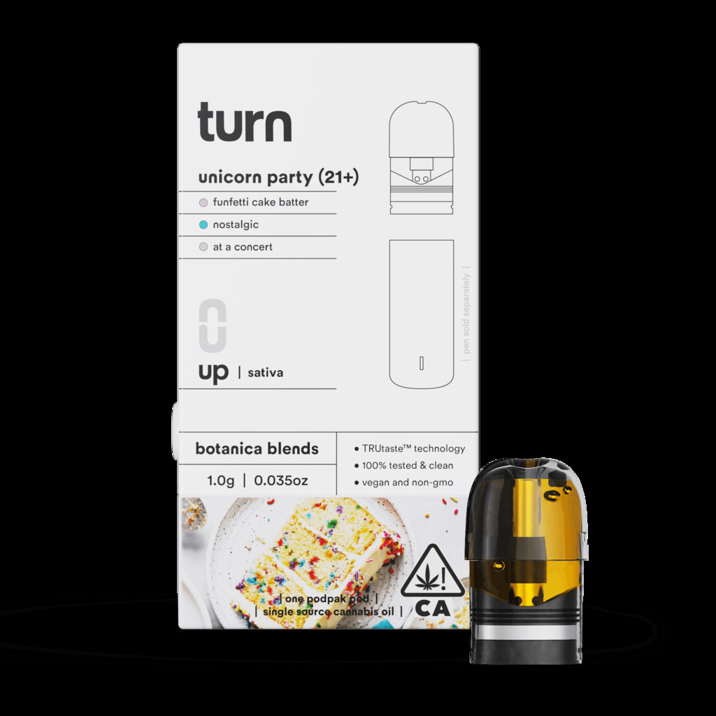 Buy turn Vape Cartridge Unicorn Party Pod 1 G image