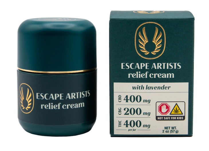 Relief Cream With Lavender Escape Artists