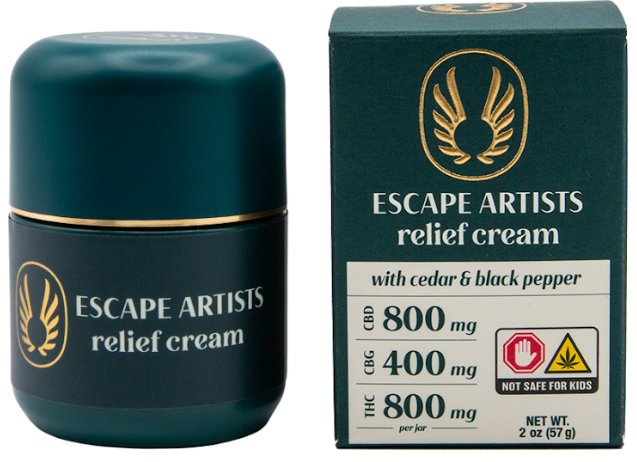 Relief Cream With Cedar & Black Pepper Escape Artists