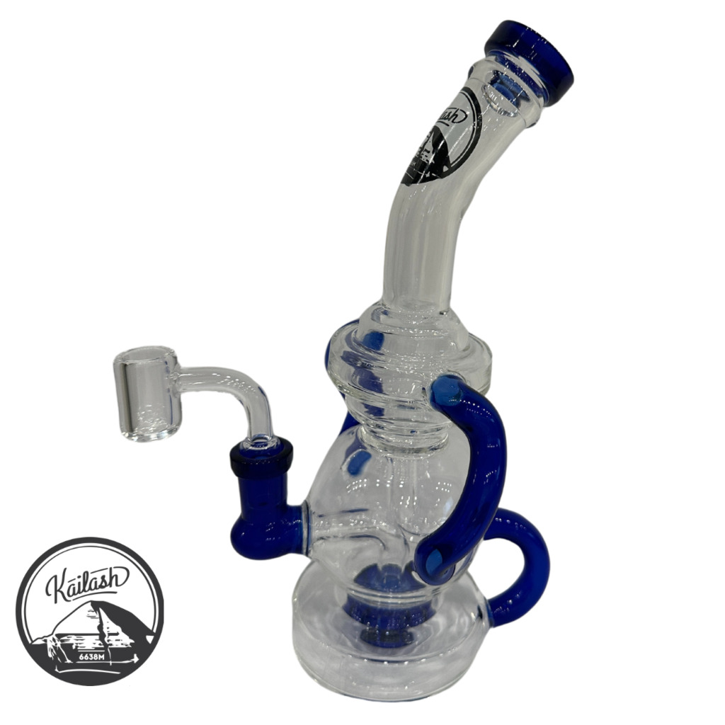 Buy Kailash Accessories 10" Blue Recycler Dab Rig EACH image №1