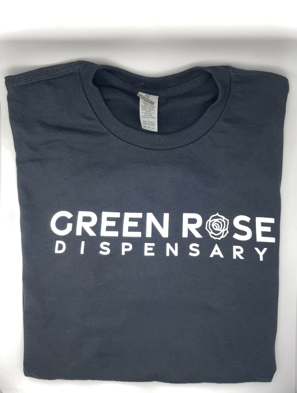 Buy Green Rose Merch Tshirt Black Each image