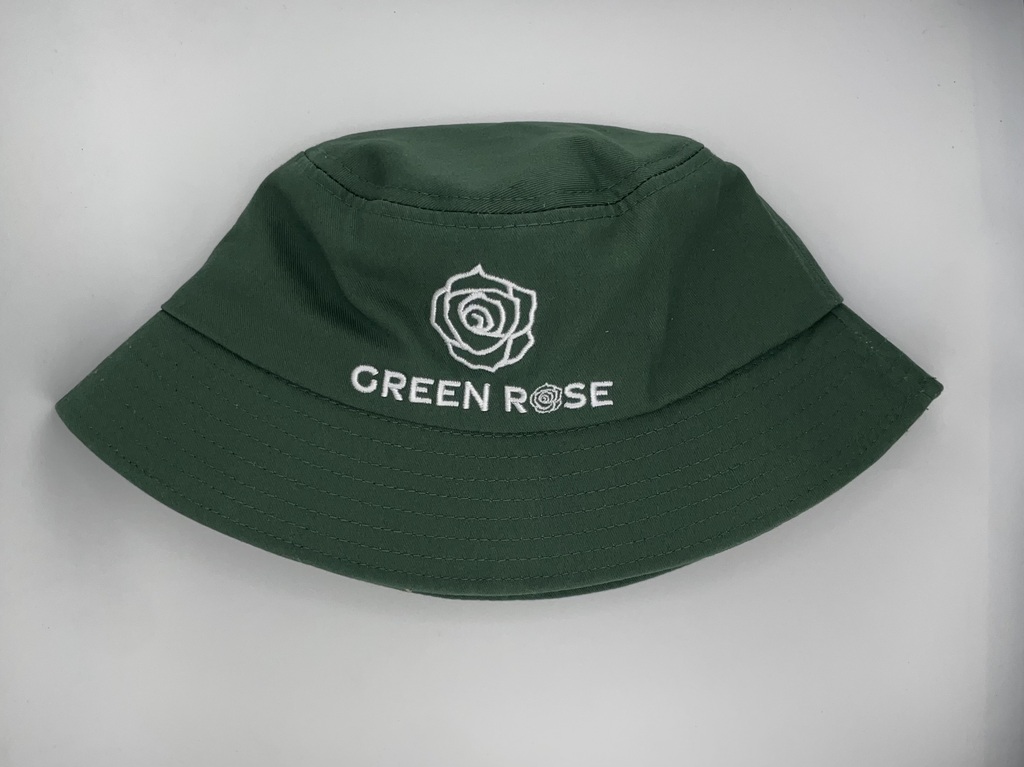 Bucket Hat Green Rose