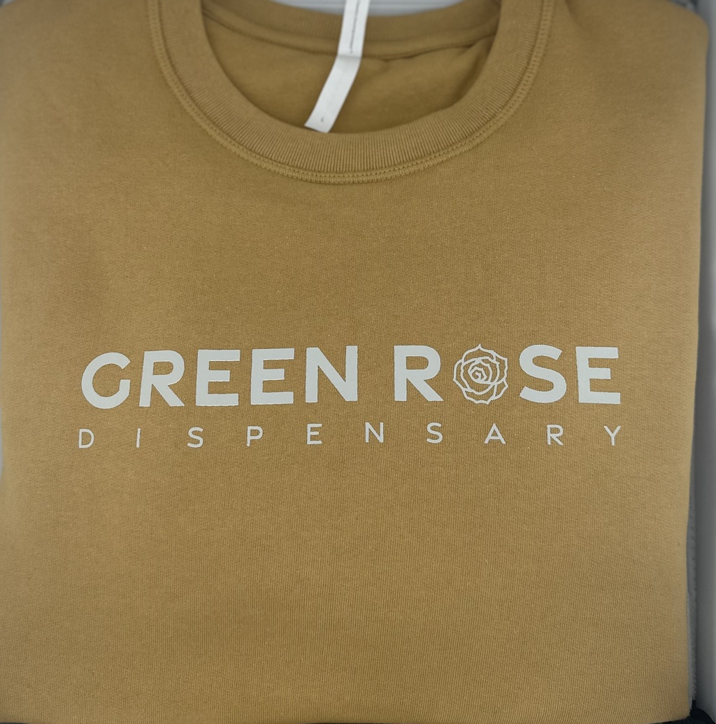 Buy Green Rose Merch Camel Orange Crewneck Medium image