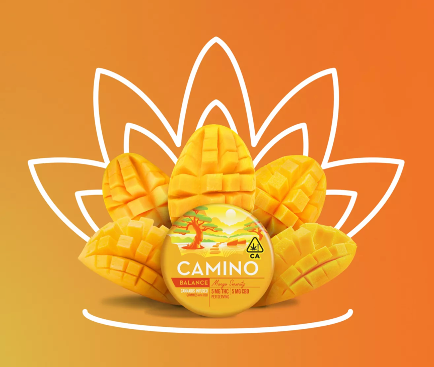 Buy Camino Edible Mango Serenity 5:5  100 MG image