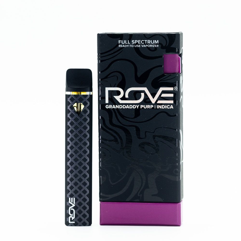 Rove Granddaddy Purp Live Resin All-In-One Vape, 1g