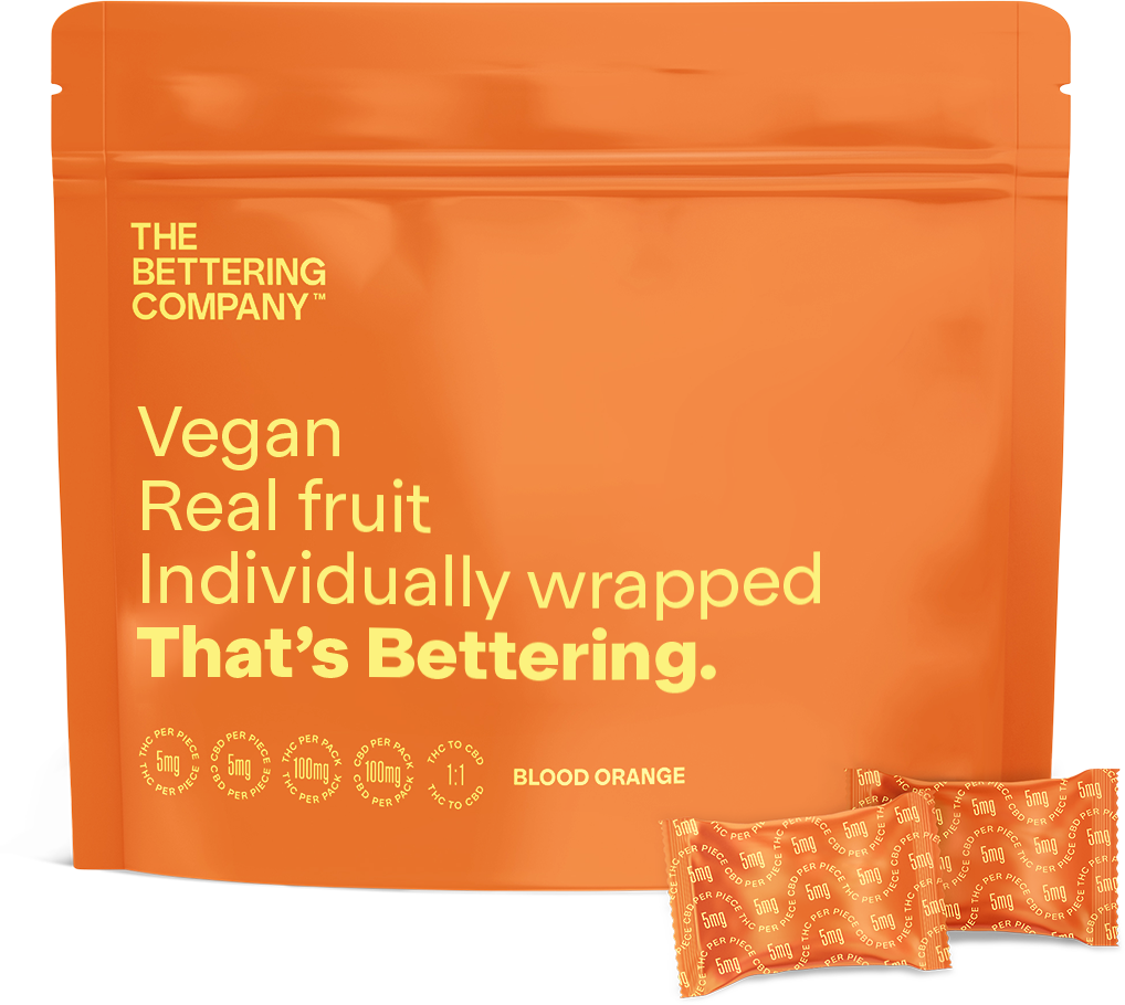 Buy The Bettering Company Edibles Blood Orange 10pk 100mg image