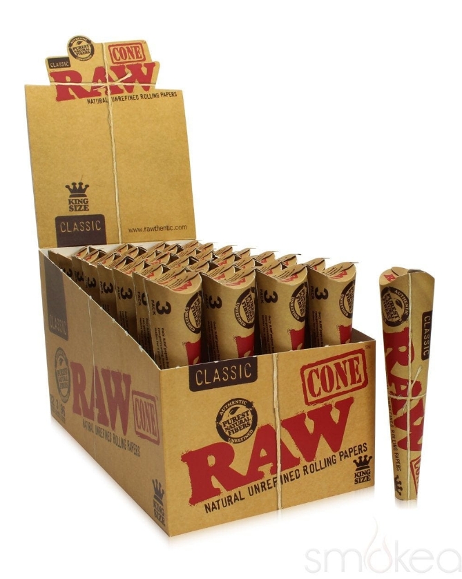 Classic Pre-Rolled Cones King Size RAW