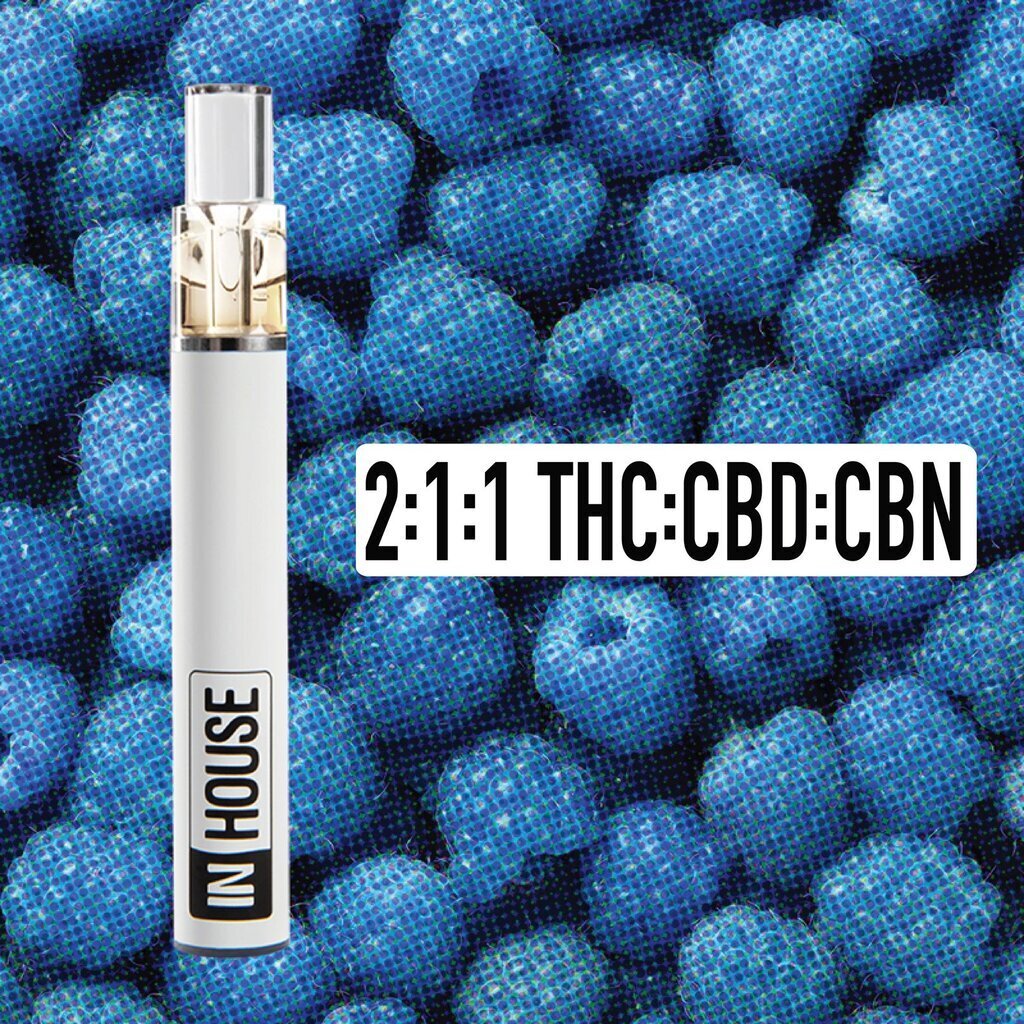 Blue Raspberry 2:1:1 (THC:CBD:CBN) In House