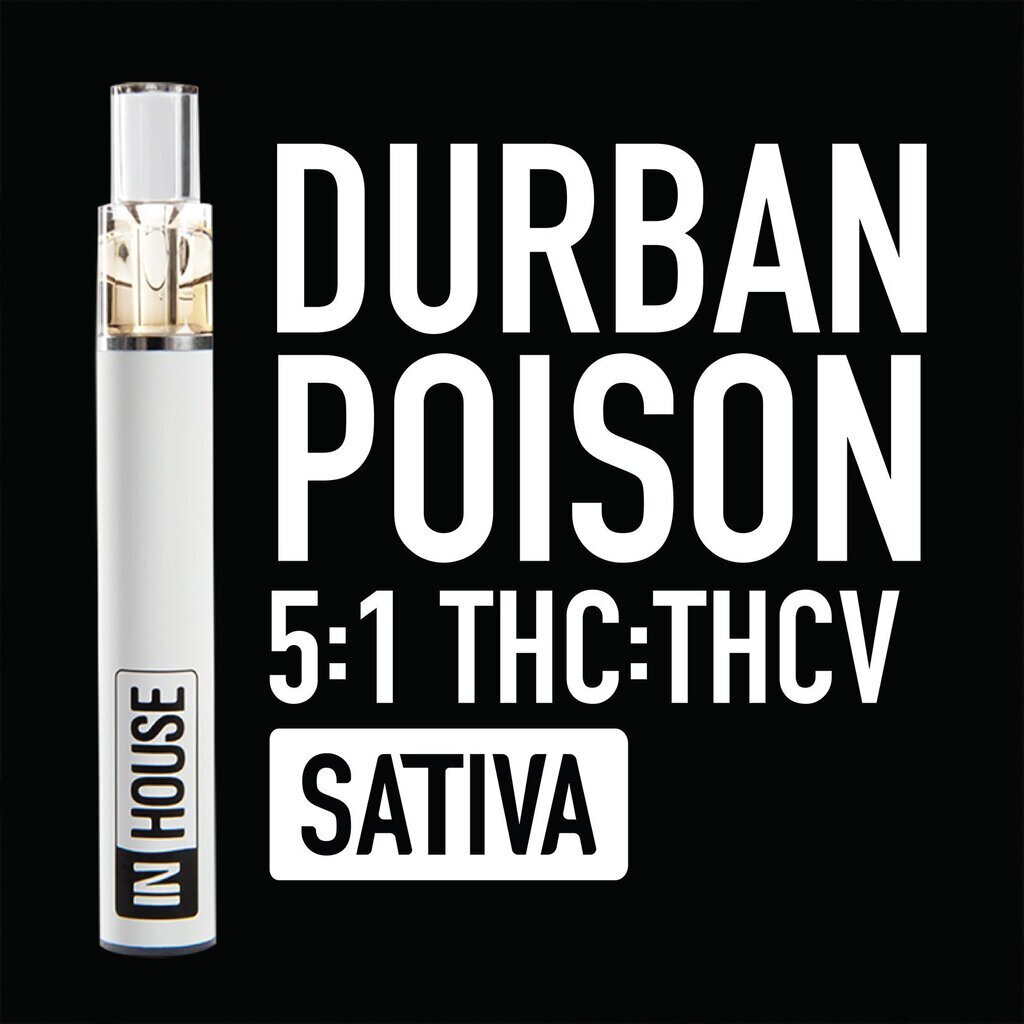 Durban Poison 5:1 (THC:THCv) In House