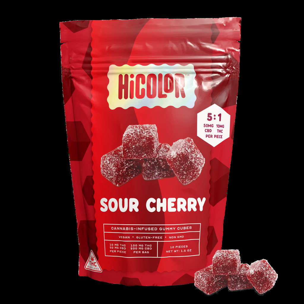 HiColor Sour Cherry 5:1 CBD:THC Hicolor