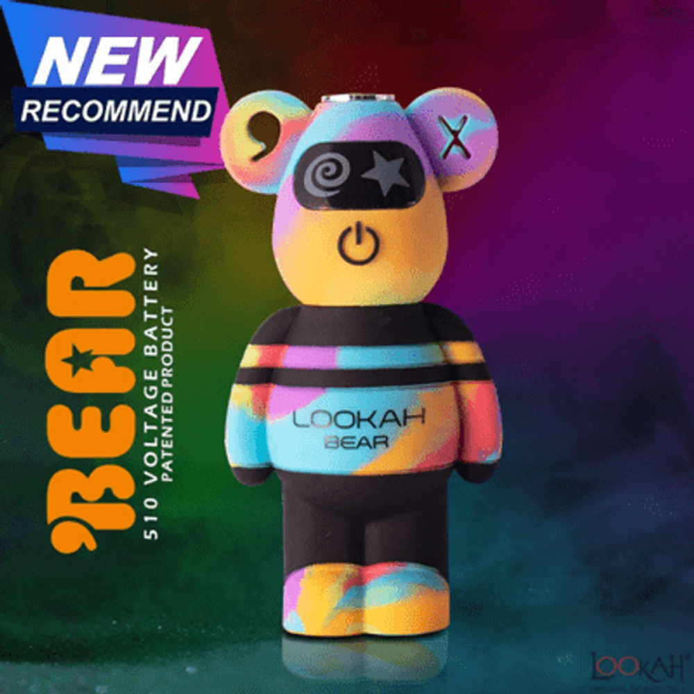 Lookah Bear 500mah Variable Voltage 510 Multicolor