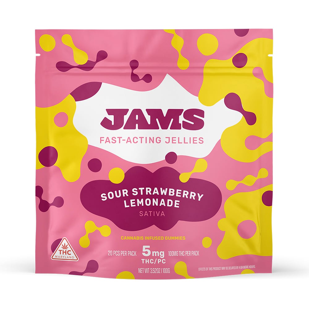 Select Jellies Sour Strawberry Lemonade Fast Actin Jams