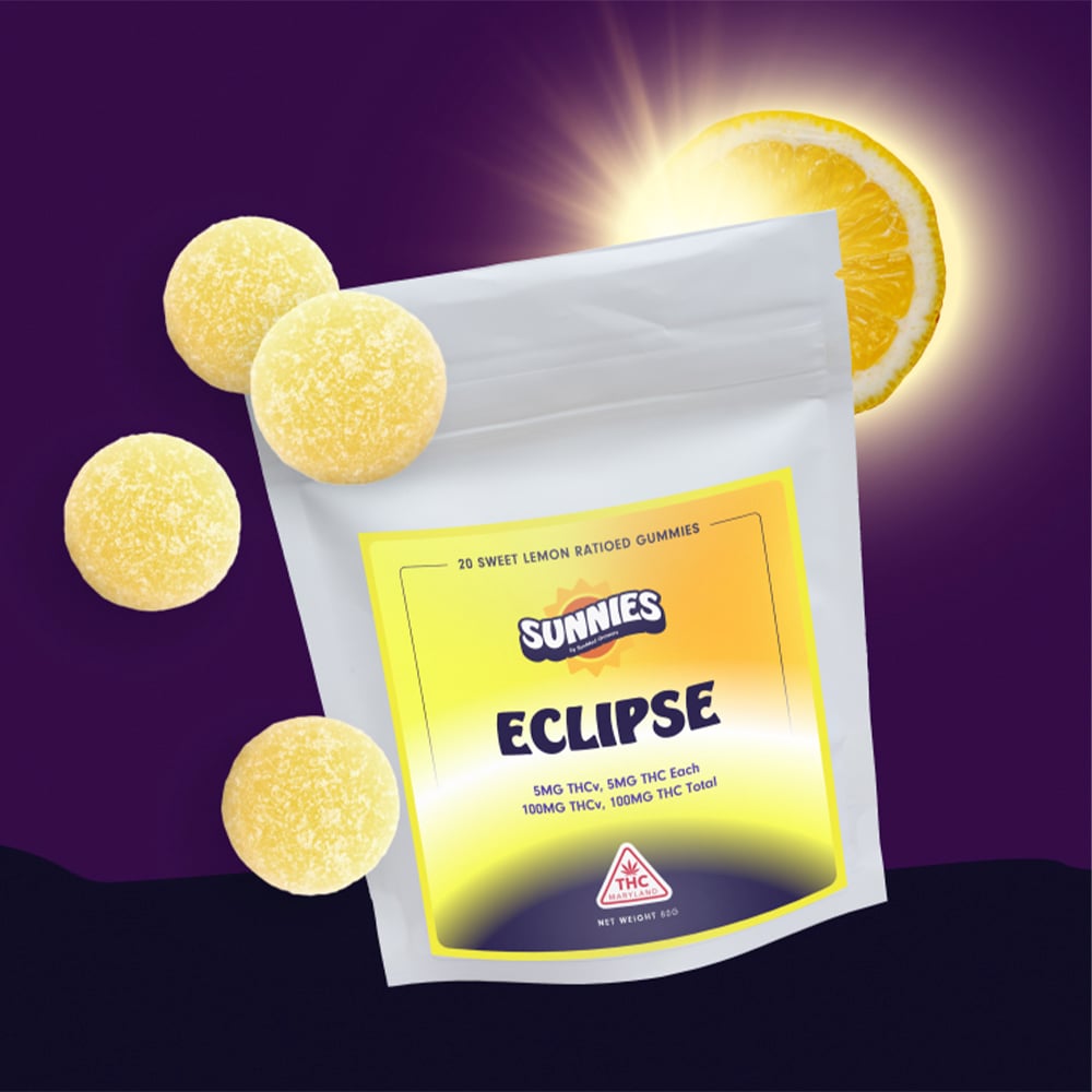 Sunnies Eclipse Sweet Lemon 1:1 THC:THCV Sunmed