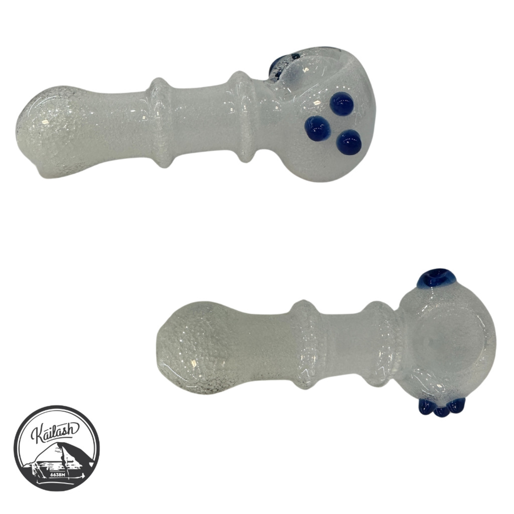 Buy Kailash Accessories 5" Crackled Pipe With Blue Accents EACH image