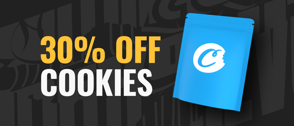 Cannabis Promo, Cannabis Sales, Cannabis Discounts, Cannabis on Sale, 30% Off Cookies 