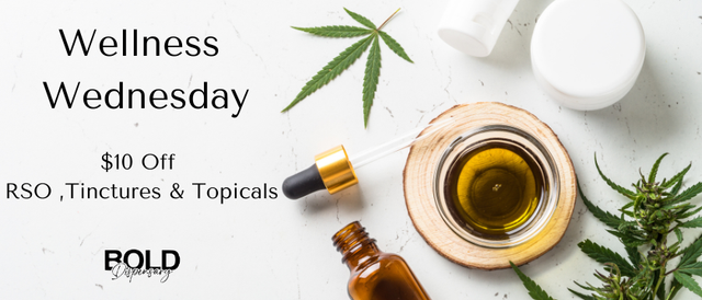Cannabis Promo, Cannabis Sales, Cannabis Discounts, Cannabis on Sale, Wellness Wednesday - $10 Off  Tincture