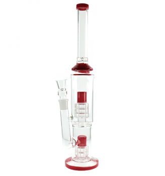 Buy Accessories 15" Dual Matrix Perc Water Pipe Assorted Colors image