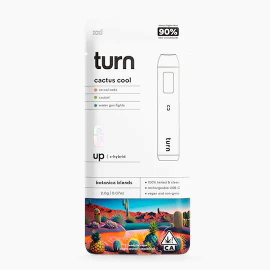 Buy turn Vape Cartridge Cactus Cool Disposable 1 G image