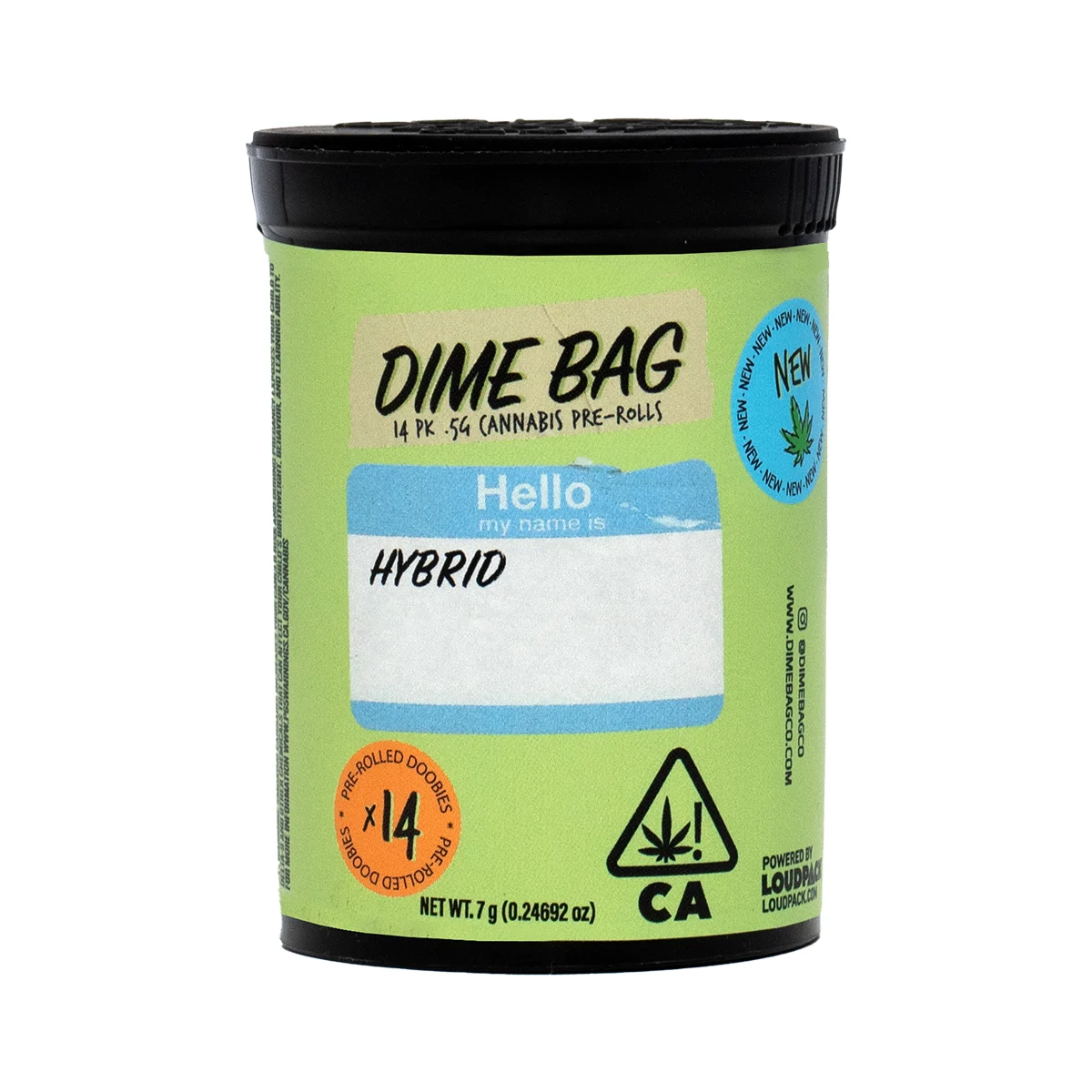 Buy Dime Bag Preroll Apples & Bananas 7 g (14-pack) image