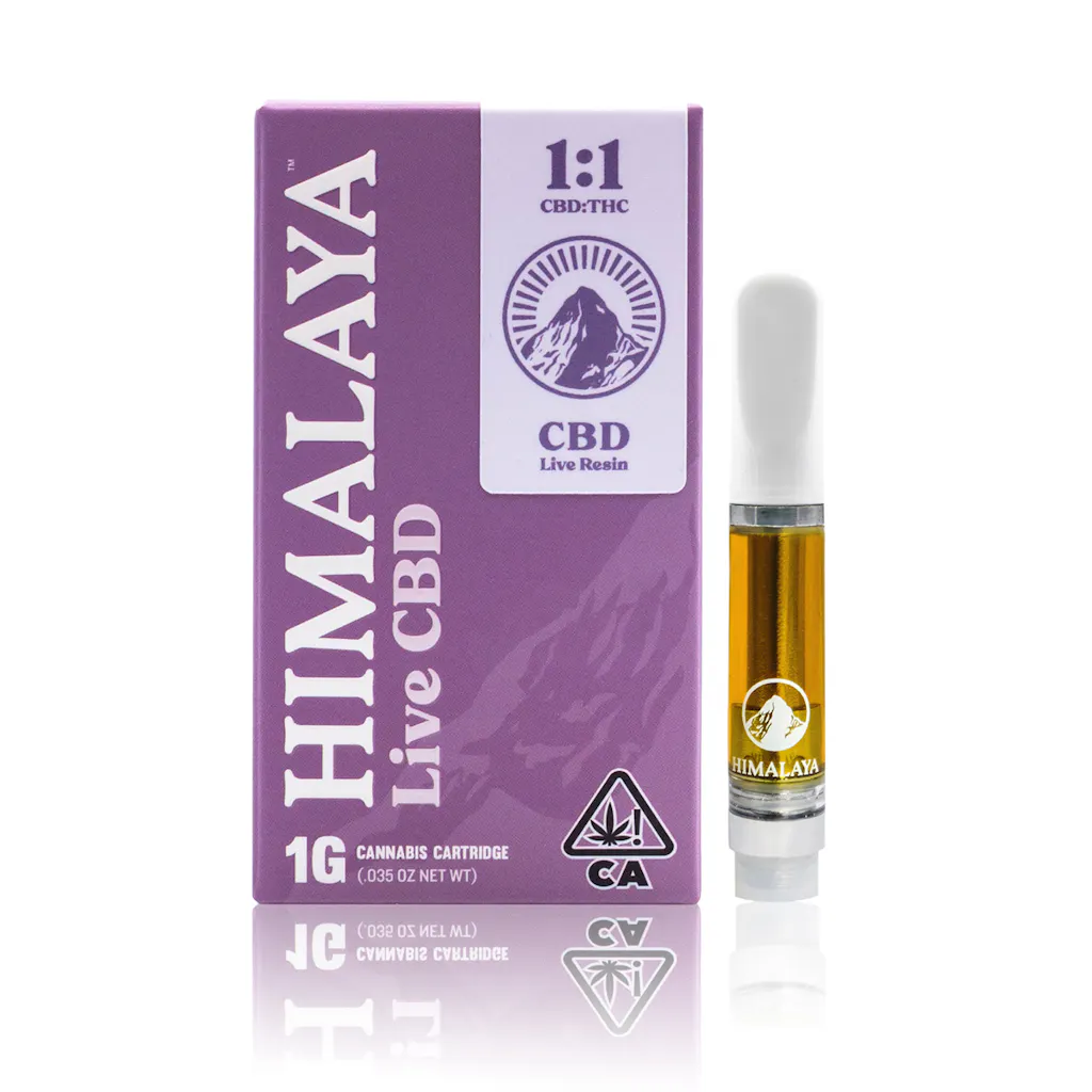 Buy Himalaya Vape Cartridge 1:1 Live Resin CBD 1 G image №0