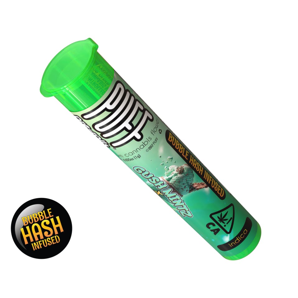 Gush Mintz x Ice Cream Cake Bubble Hash Pre-Roll Puff