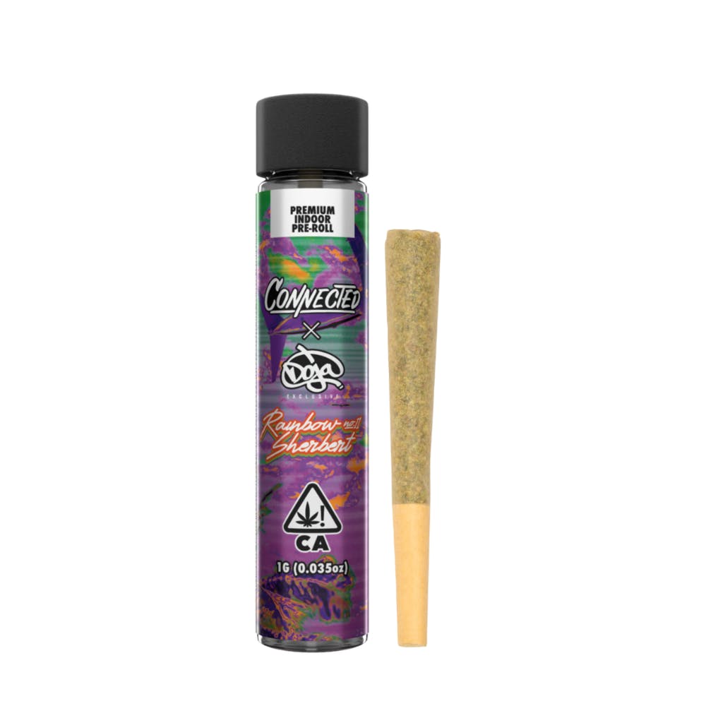 Buy Connected Preroll Rainbow Sherbert #54 1 g image