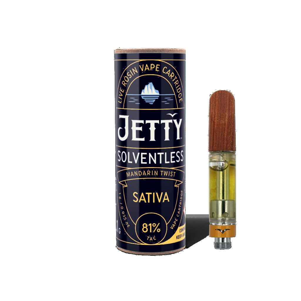 Buy Jetty Extracts (CO) Vaporizers Mandarin Twist Solventless 1 g image