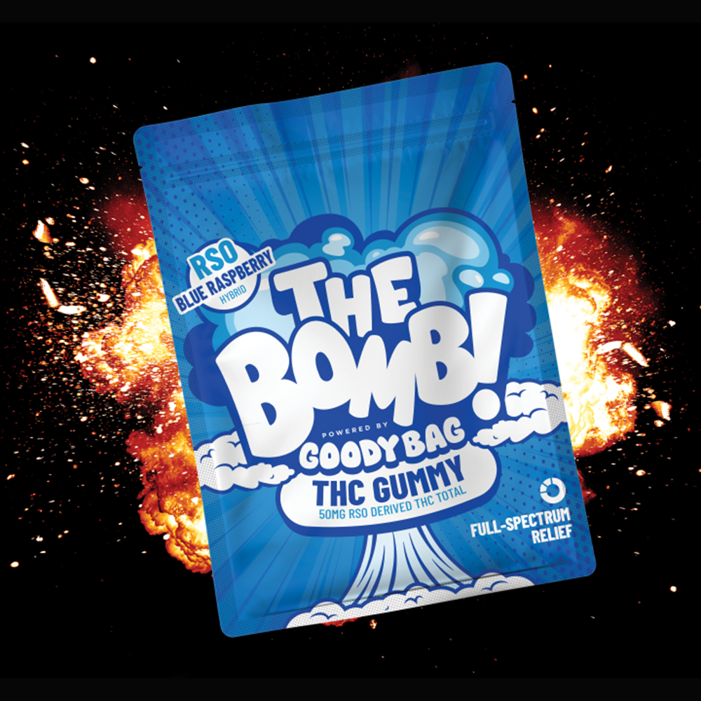 BOMB Blue Raspberry Goody Bag