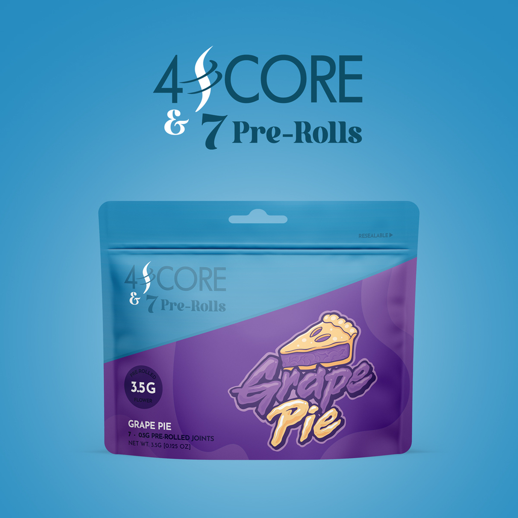 Buy 4score Pre-Roll Grape Pie 0.5 g  x  7 Pack image