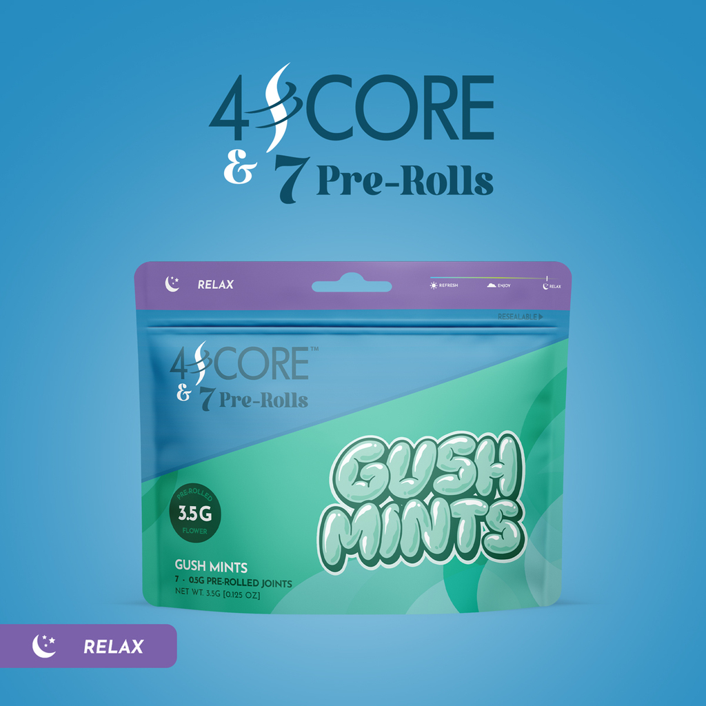 Buy 4score Pre-Roll Gush Mints 0.5 g  x  7 Pack image №0