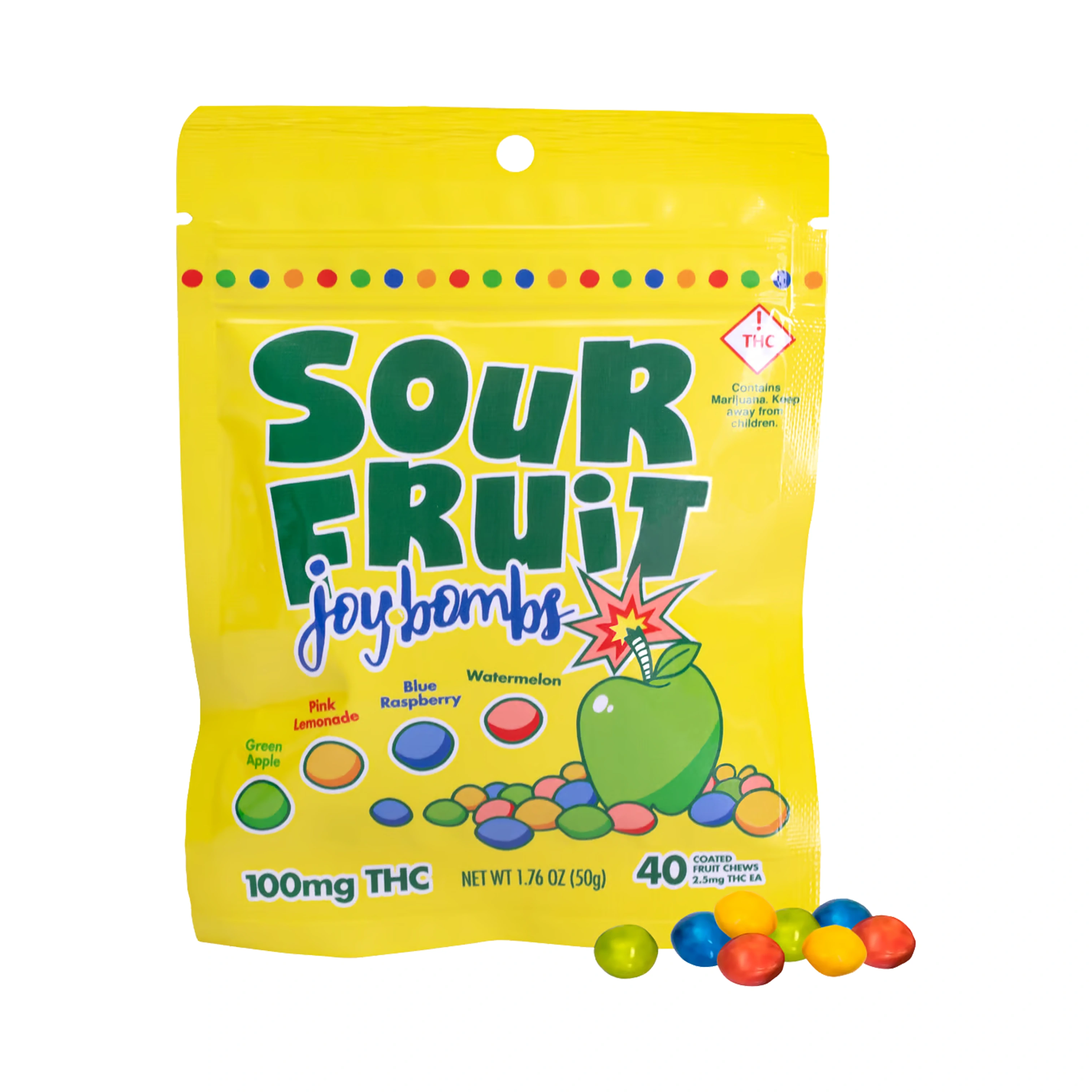 Joy Bombs Sour Fruit Joyibles