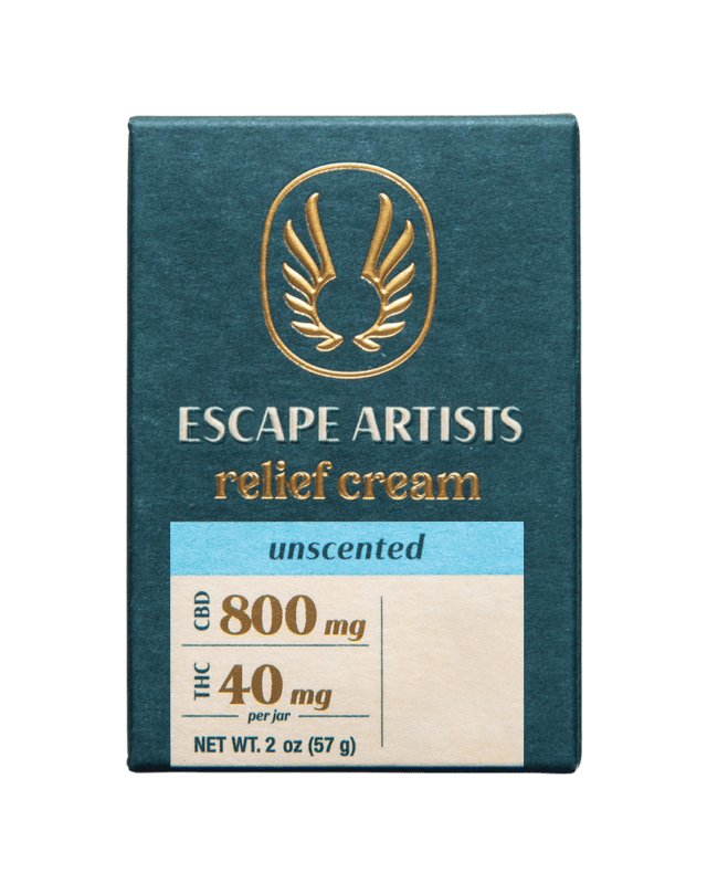 Unscented Relief 2:1:2 CBD:CBG:THC Escape Artists