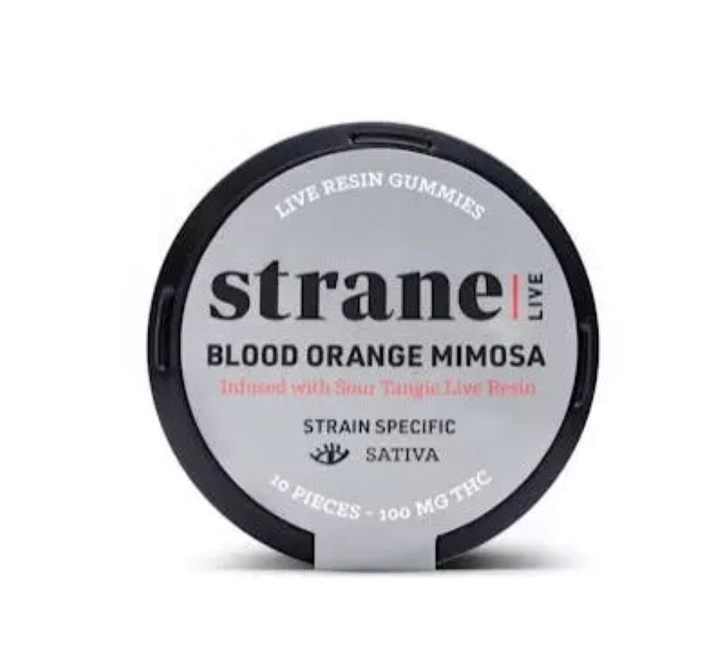 Buy Strane Edibles Live Infused Orange Mimosa 10mg 10pk image