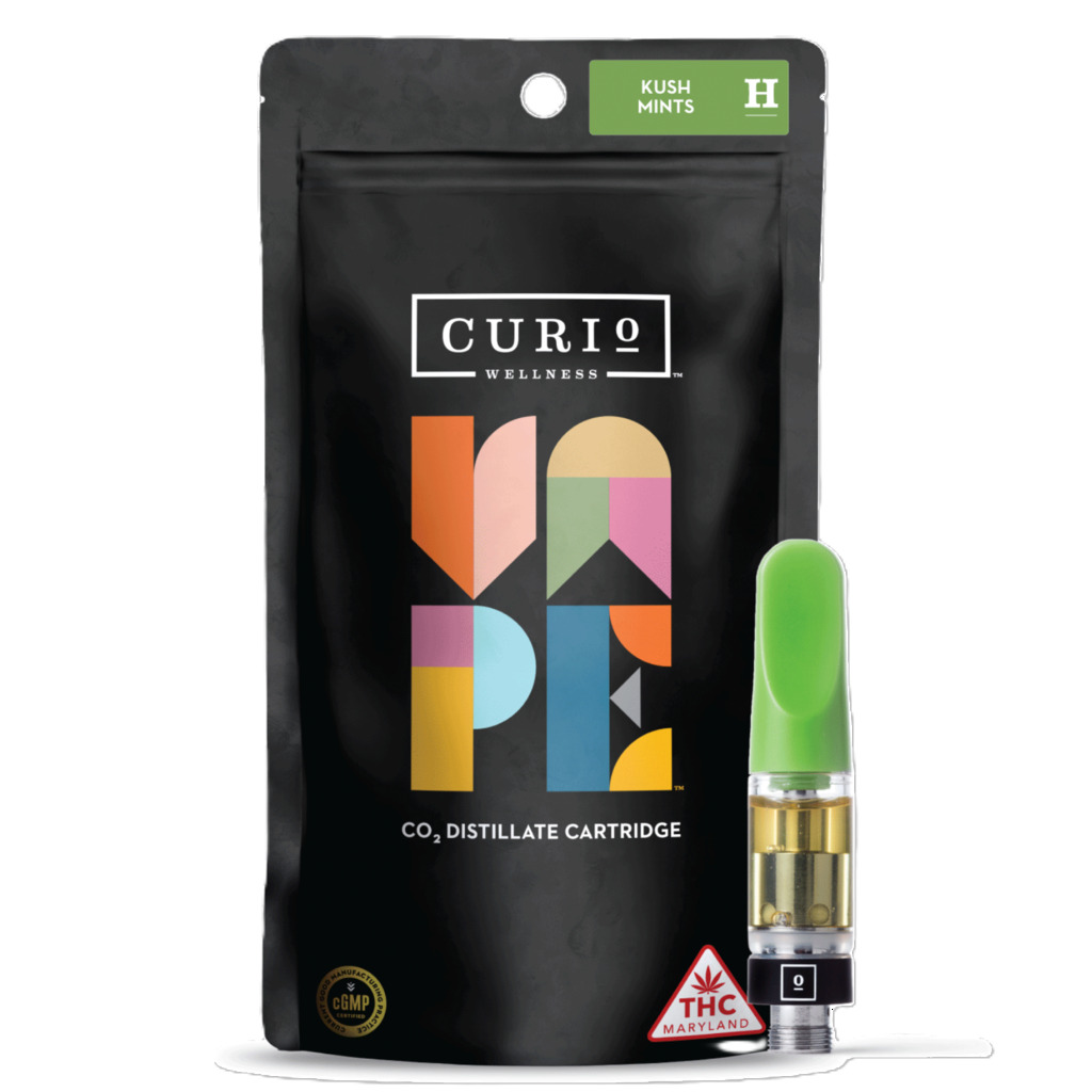 Buy Curio Wellness Cartridges Kush Mints 0.5g image