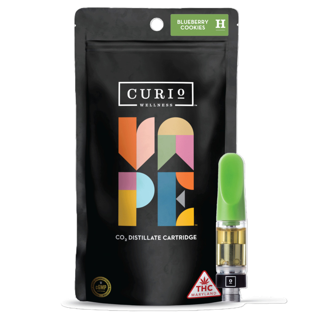 Buy Curio Wellness Cartridges Blueberry Cookies 1g image