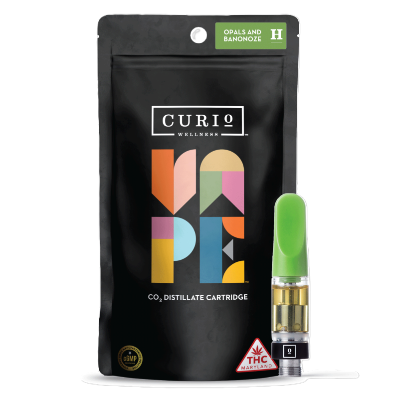 Buy Curio Wellness Cartridges Opals and Banonoze 0.5g image