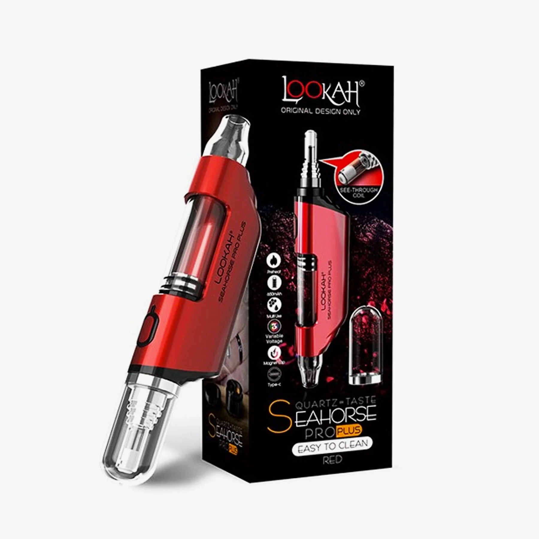 Buy Lookah Accessories Seahorse Pro Plus  Red image