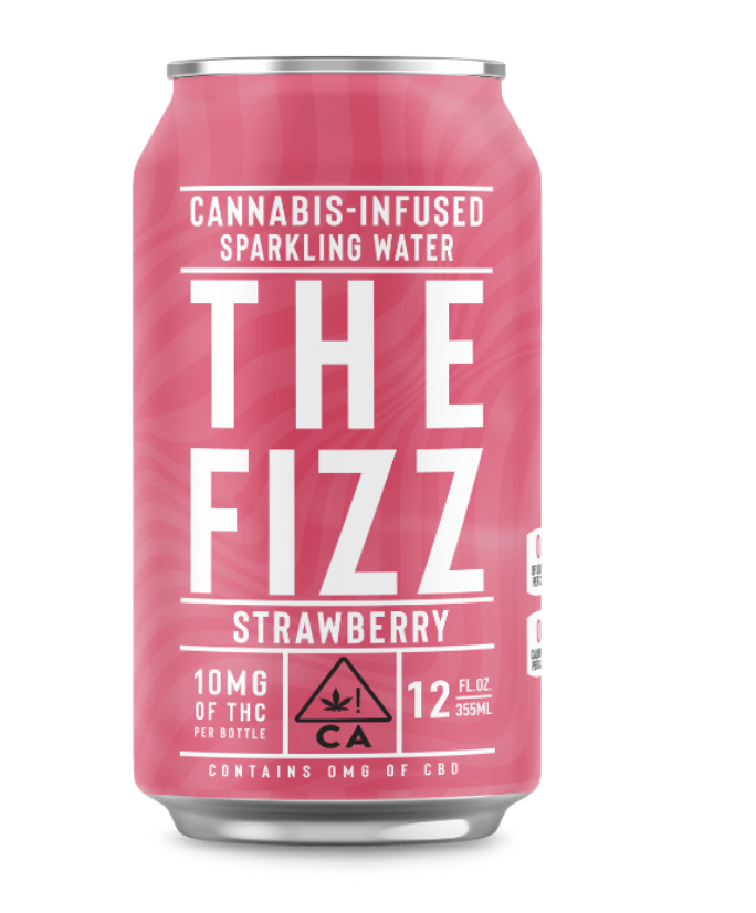 Buy The Fizz Edible Strawberry Sparkling Water 10 MG image