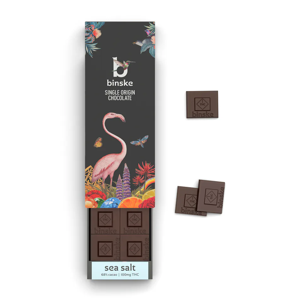 Dark Chocolate Sea Salt Bar Binske