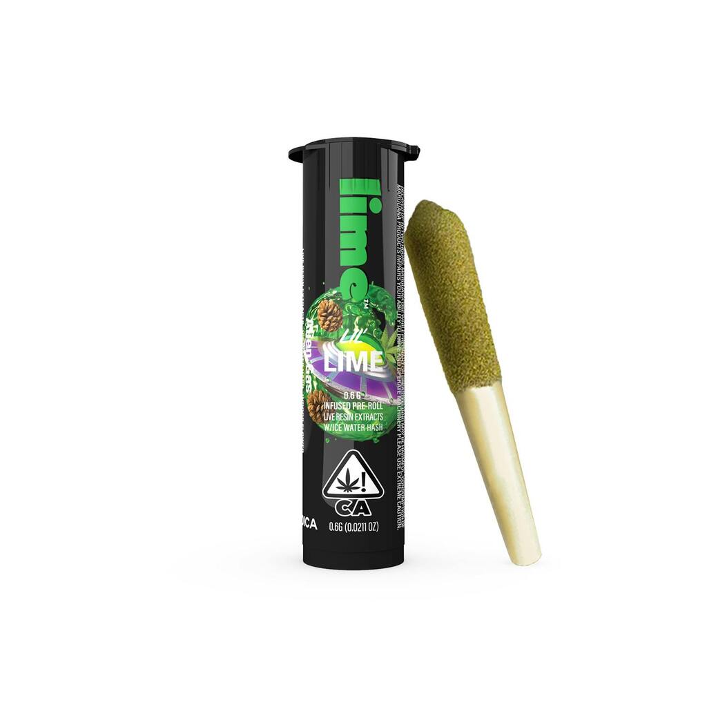 Buy Lime Pre-roll Lil Lime Pineapple Express Live Resin W/ Ice Water 0.6 G image