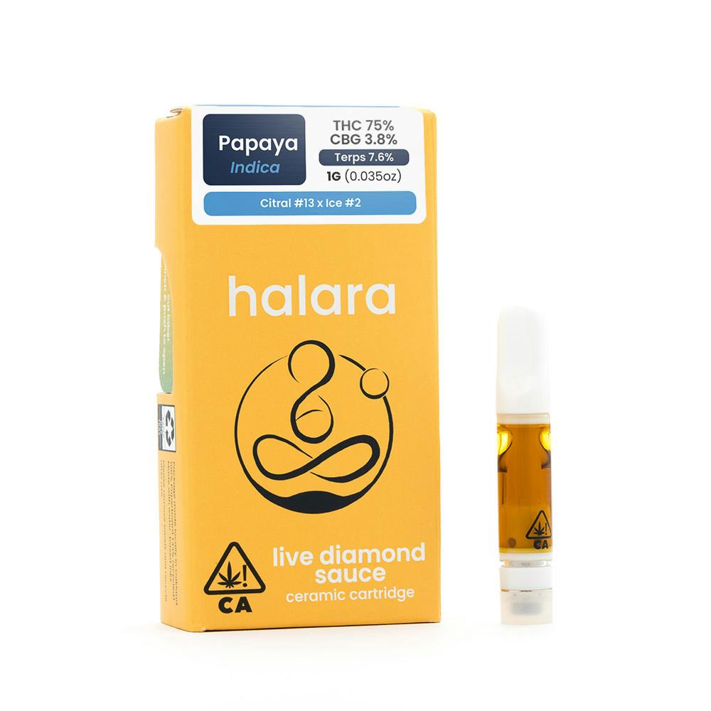 Buy Halara Cartridges LDS Papaya  1 g image