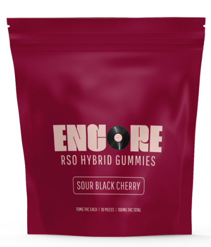 Sour Black Cherry  Encore Edibles