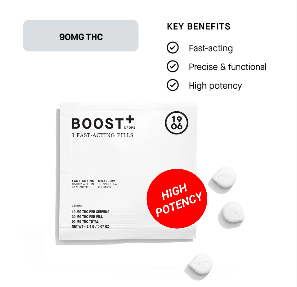 Buy 1906 Edible Boost Tablets 10 mg 2pk image №0