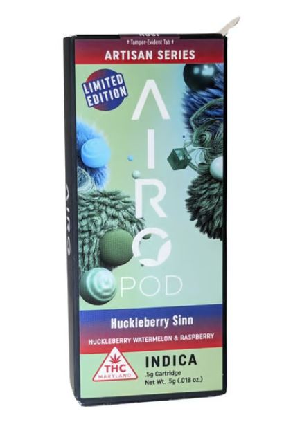 Buy Airo Vape Huckleberry Sinn 1 g image