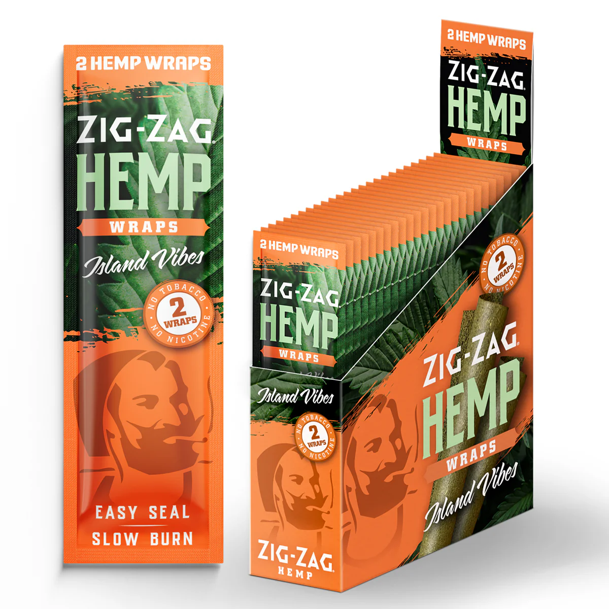 Hemp Wraps [2pk] Zig Zag