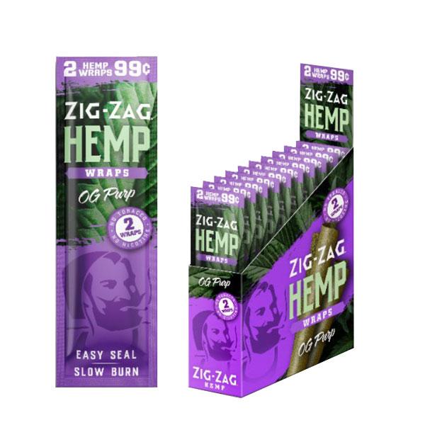 Hemp Wraps [2pk] Zig Zag