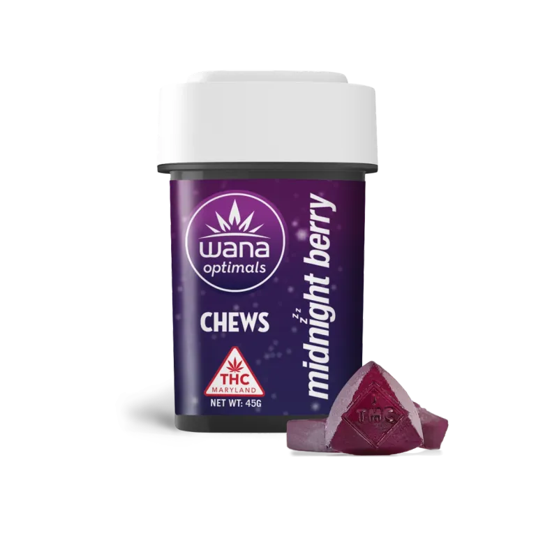 Optimals - Midnight Berry 5:1:1:1 CBD/CBN/CBG/THC Wana