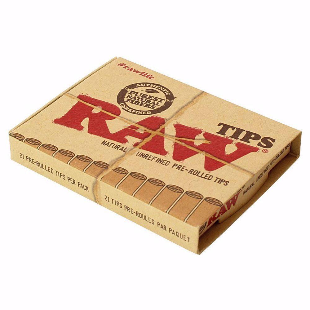 RAW Pre-Rolled Tips - 20ct RAW