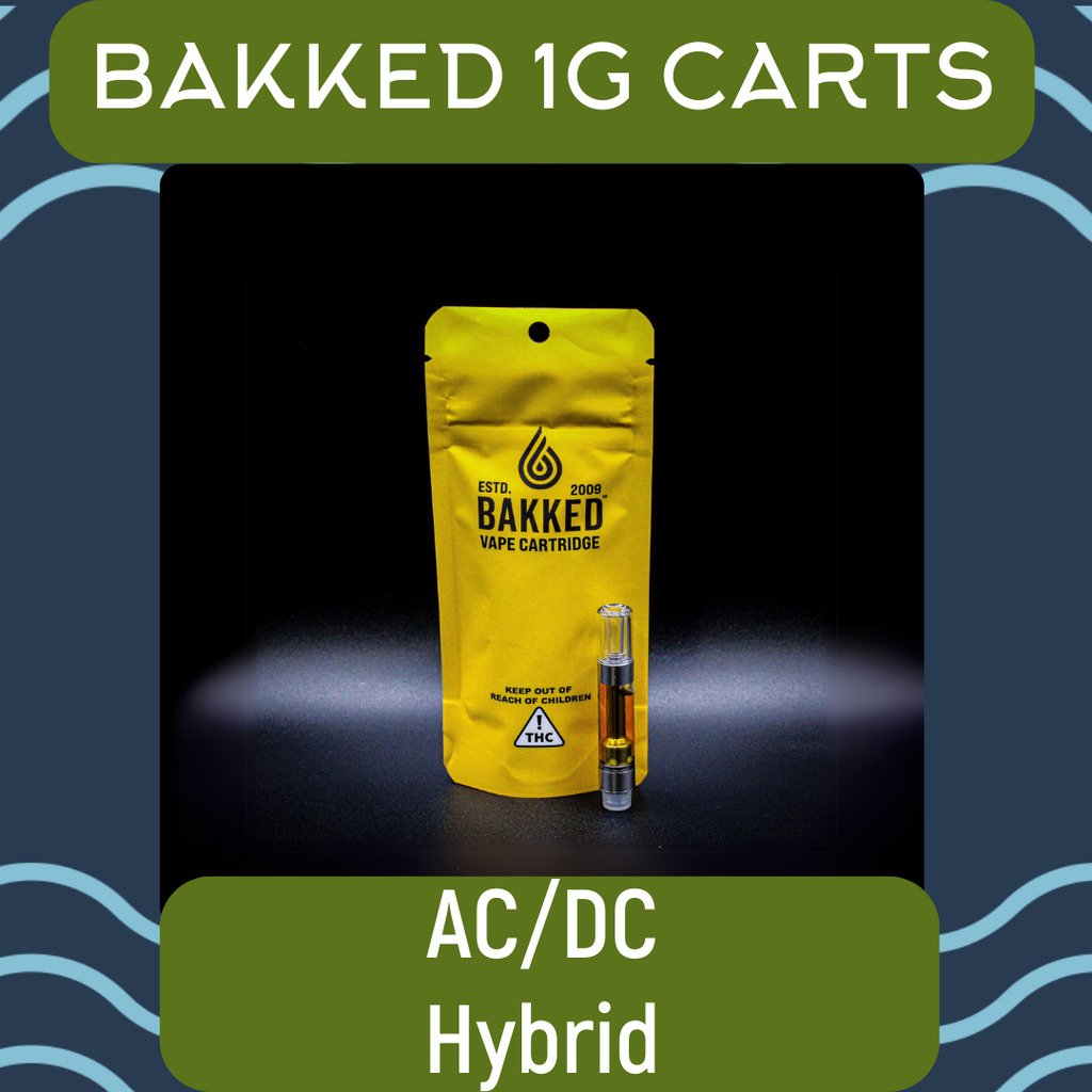 Buy Bakked Vapes Bakked Vape Cart | ACDC 1g Cart image