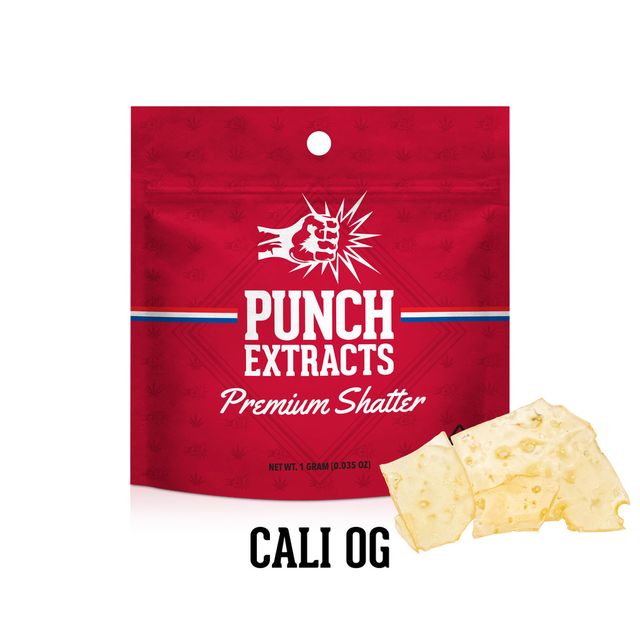 Cali OG BHO Shatter  Punch Edibles